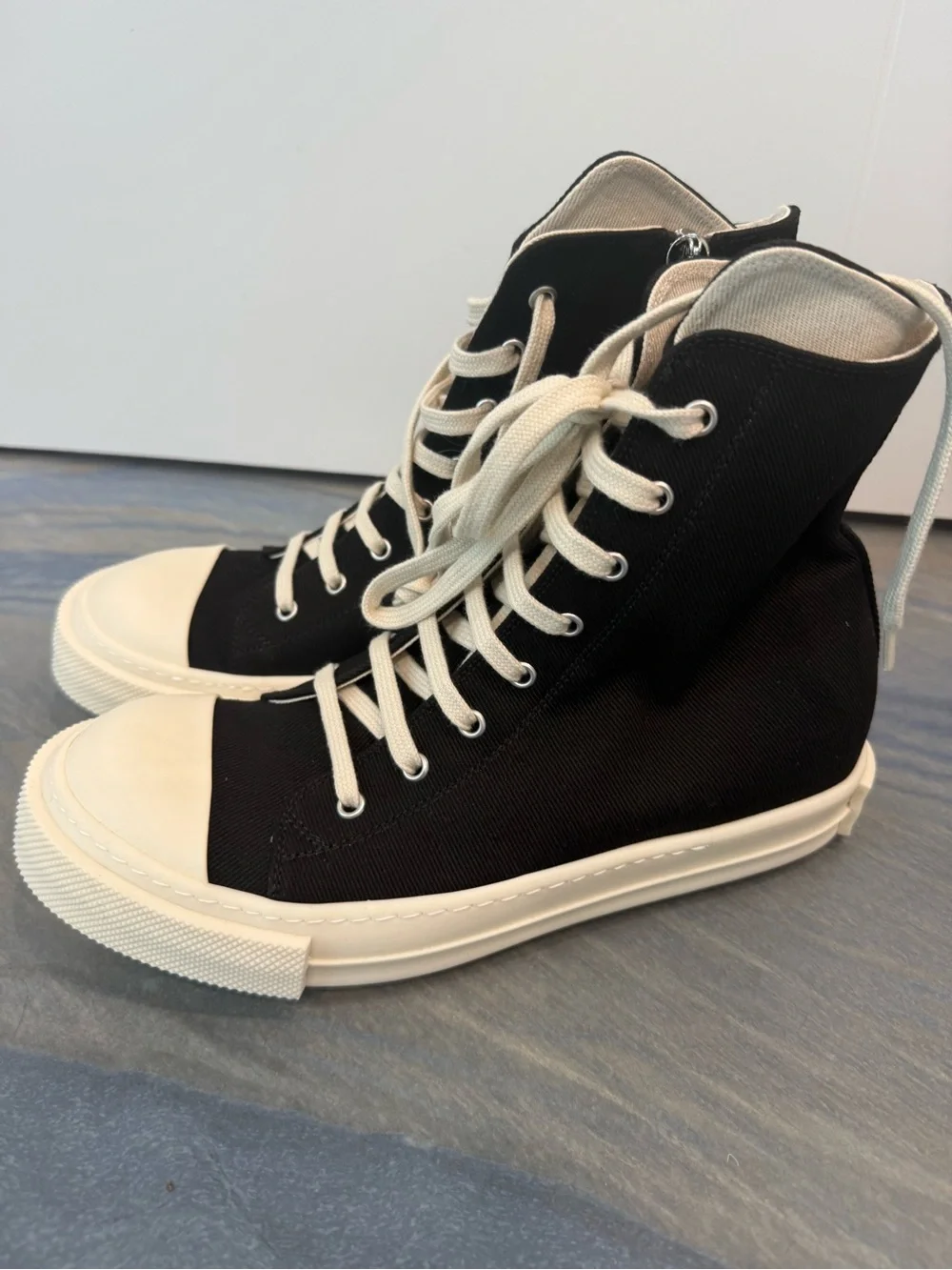 Rick Owens DRKSHDW canvas sneakers sz 41 no box $928